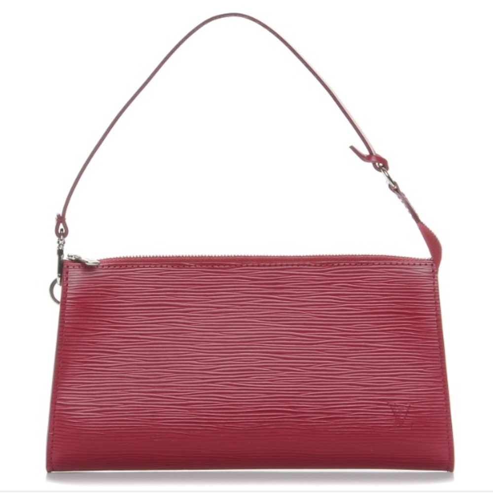 Louis Vutton Epi Pochette Accessories Fuchsia